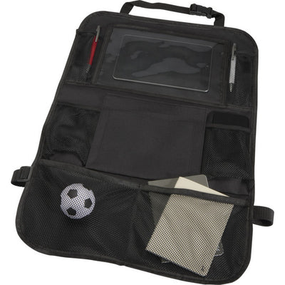 Black - Lifestyle - Floso Lex Car Back Seat Organiser