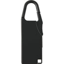 Black - Front - Floso Lucchetto Travel Luggage Lock