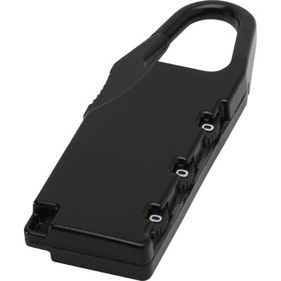 Black - Side - Floso Lucchetto Travel Luggage Lock