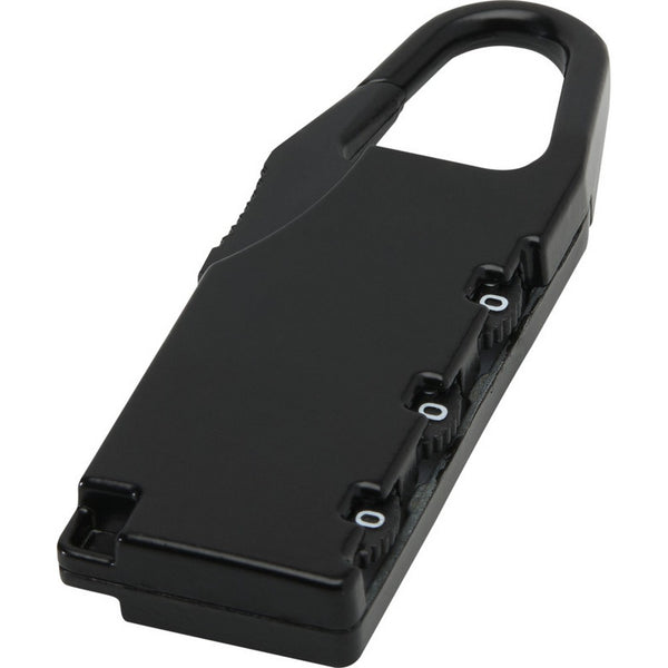Black - Side - Floso Lucchetto Travel Luggage Lock