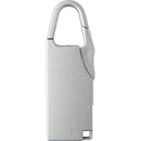 Silver - Front - Floso Lucchetto Travel Luggage Lock
