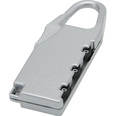 Silver - Side - Floso Lucchetto Travel Luggage Lock