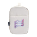 Sandstone - Side - Floso Beauty Hanging Recycled Puffer 8L Toiletry Bag