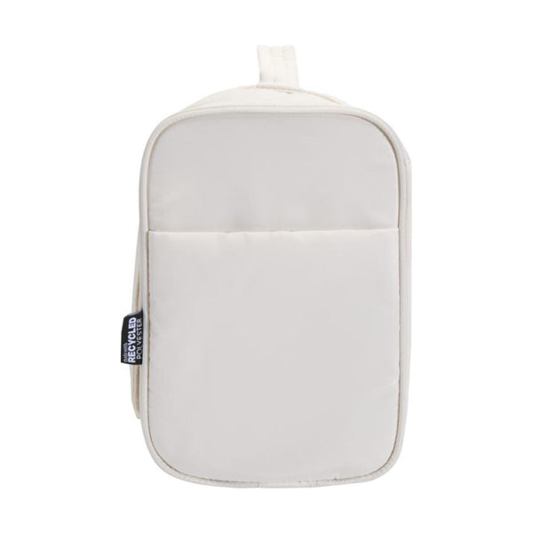 Sandstone - Lifestyle - Floso Beauty Hanging Recycled Puffer 8L Toiletry Bag