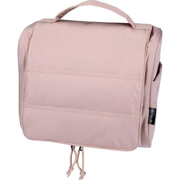 Dusty Pink - Front - Floso Beauty Hanging Recycled Puffer 8L Toiletry Bag