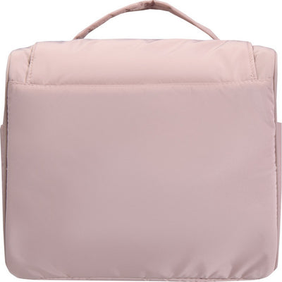 Dusty Pink - Back - Floso Beauty Hanging Recycled Puffer 8L Toiletry Bag