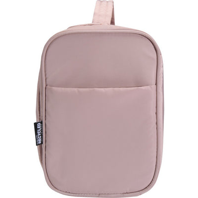 Dusty Pink - Lifestyle - Floso Beauty Hanging Recycled Puffer 8L Toiletry Bag