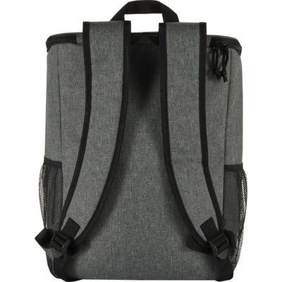Heather Grey - Back - Floso Tundra 20L Recycled Cooler Bag Set