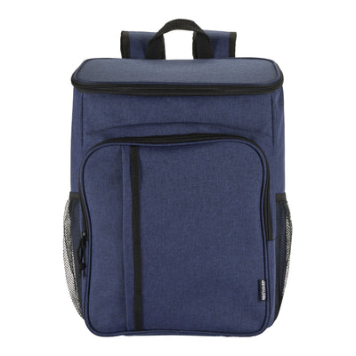 Heather Navy - Side - Floso Tundra 20L Recycled Cooler Bag Set