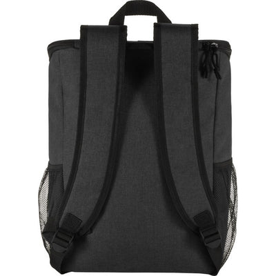 Heather Charcoal - Back - Floso Tundra 20L Recycled Cooler Bag Set