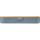 Slate Grey - Back - Floso Bamboo Lid Plain Cutlery Set