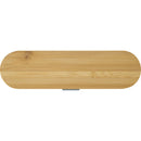 Slate Grey - Side - Floso Bamboo Lid Plain Cutlery Set