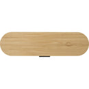Black - Side - Floso Bamboo Lid Plain Cutlery Set