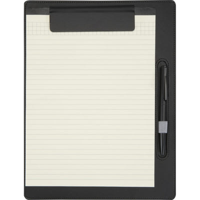 Black - Side - Floso Clast A4 Magnetic Closure Clipboard