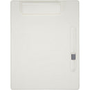 White - Front - Floso Clast A4 Magnetic Closure Clipboard