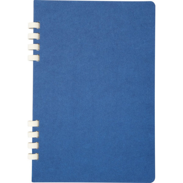 Navy - Front - Floso Fil Hard Cover Recycled A5 Wirebound Notebook