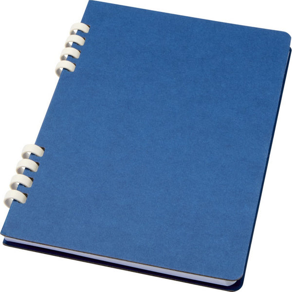 Navy - Lifestyle - Floso Fil Hard Cover Recycled A5 Wirebound Notebook