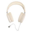 White - Back - Floso Recycled Plastic Wireless Headphones