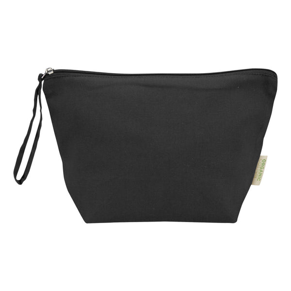 Black - Back - Floso Organic 3L Cosmetic Bag