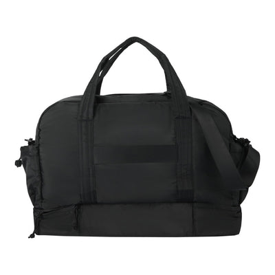 Black - Back - Floso Insulated Puffer 30L Duffle Bag