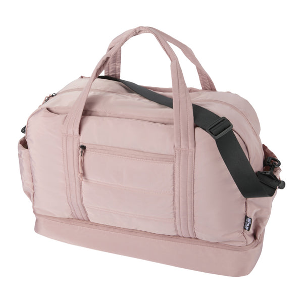Dusty Pink - Front - Floso Insulated Puffer 30L Duffle Bag