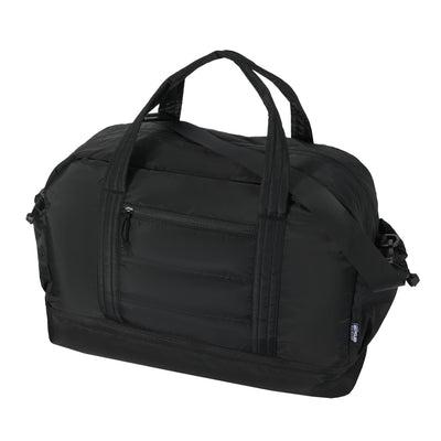 Black - Front - Floso Insulated Puffer 30L Duffle Bag