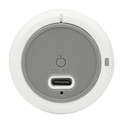 White - Back - Floso Velkis Recycled Plastic Wireless Speaker