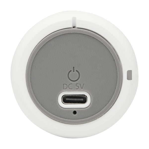 White - Back - Floso Velkis Recycled Plastic Wireless Speaker