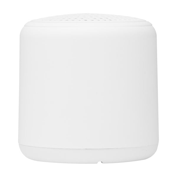 White - Side - Floso Velkis Recycled Plastic Wireless Speaker