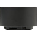 Black - Back - Floso Ankaa Recycled Aluminium Wireless Speaker