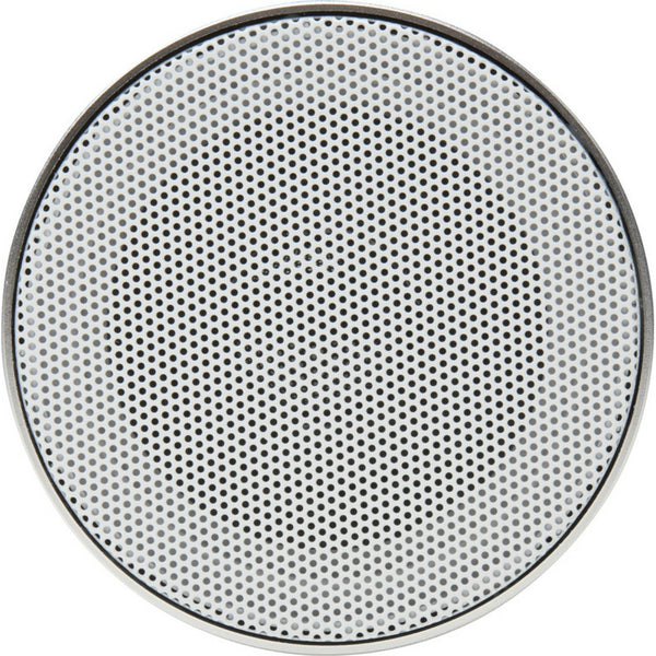 Silver - Side - Floso Ankaa Recycled Aluminium Wireless Speaker