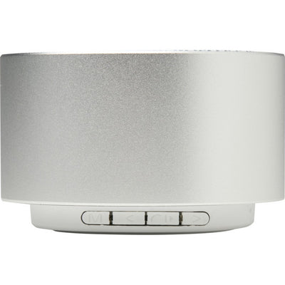 Silver - Lifestyle - Floso Ankaa Recycled Aluminium Wireless Speaker