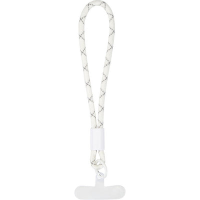 White - Front - Floso Arich Phone Recycled Plastic Wristband