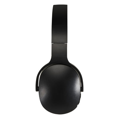 Black - Side - Floso Ancha Recycled Plastic Wireless Headphones