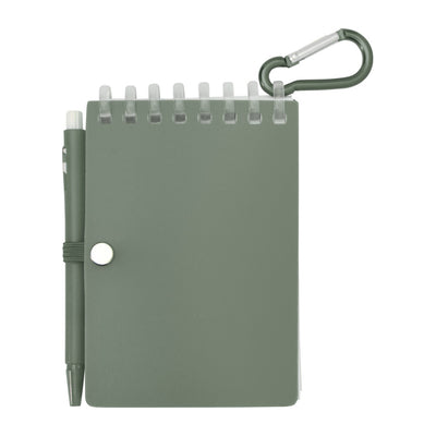 Heather Green - Back - Floso Lig Mini Notebook with Pen