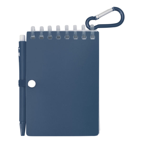 Ocean Blue - Back - Floso Lig Mini Notebook with Pen