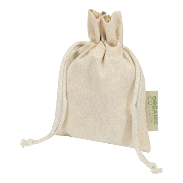Natural - Back - Floso Odisha Organic Cotton Gift Bag