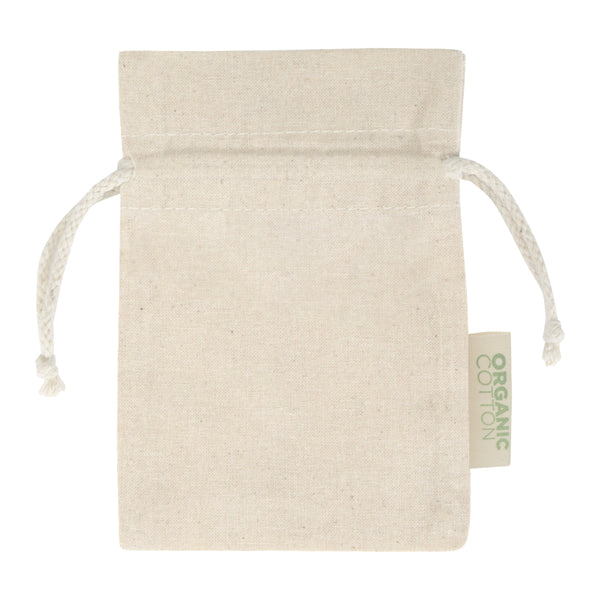 Natural - Side - Floso Odisha Organic Cotton Gift Bag