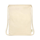 Natural - Side - Floso Odisha Organic Cotton Drawstring Bag