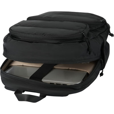 Black - Lifestyle - Floso Puffer Recycled 18L Laptop Backpack