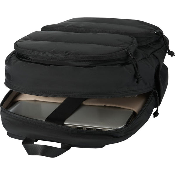 Black - Lifestyle - Floso Puffer Recycled 18L Laptop Backpack