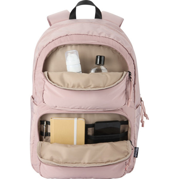 Dusty Pink - Side - Floso Puffer Recycled 18L Laptop Backpack
