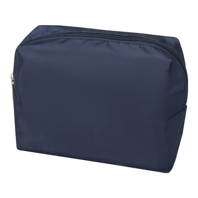 Navy - Front - Floso Muse Rectangular RPET Toiletry Bag