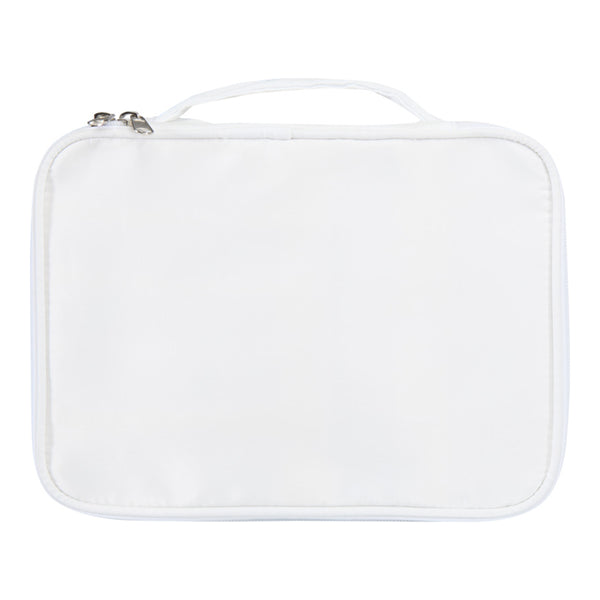 Off White - Side - Floso Muse RPET Makeup Organiser