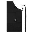 Black - Side - Floso Odisha Organic Cotton Apron