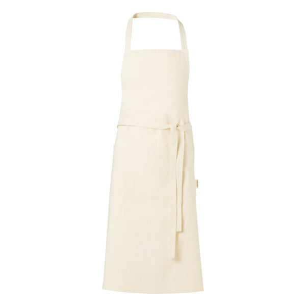 Natural - Front - Floso Odisha Organic Cotton Apron
