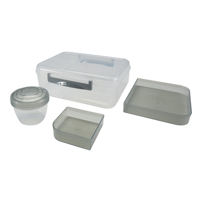 Light Grey - Side - Floso Cravee 1.4L Lunch Box