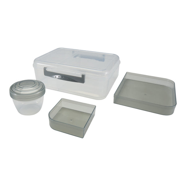 Light Grey - Side - Floso Cravee 1.4L Lunch Box