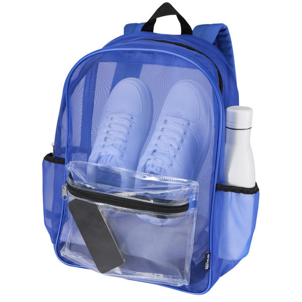 Royal Blue - Pack Shot - Floso Plain Mesh Backpack
