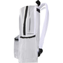 White - Side - Floso Plain Mesh Backpack